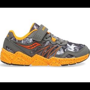 Saucony Big Kids Flash A/C Sneaker Orange 10.5M